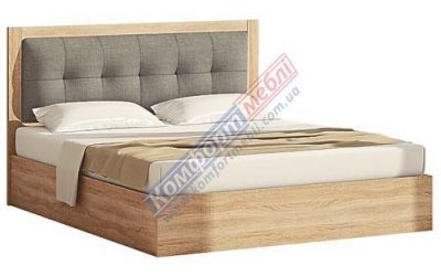 Кровать "Мягкое изголовье 2" с подъемным механизмом двуспальная 1600, Комфорт-мебель